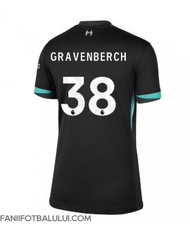 Liverpool Ryan Gravenberch #38 Tricou Fotbal Replică 2024-25 Femei Deplasare